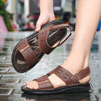 Herren Komfortable und atmungsaktive Sandalen mit verstellbarem Riemensystem R&B