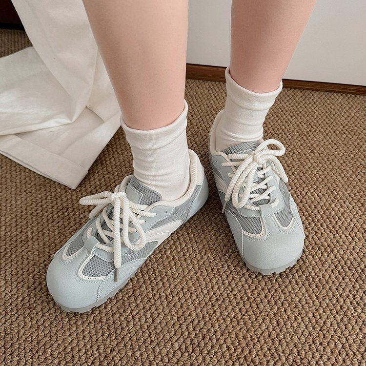 Damen Sportliche Freizeitsneaker mit atmungsaktiver Mesh-Oberfläche und rutschfester Sohle R&B