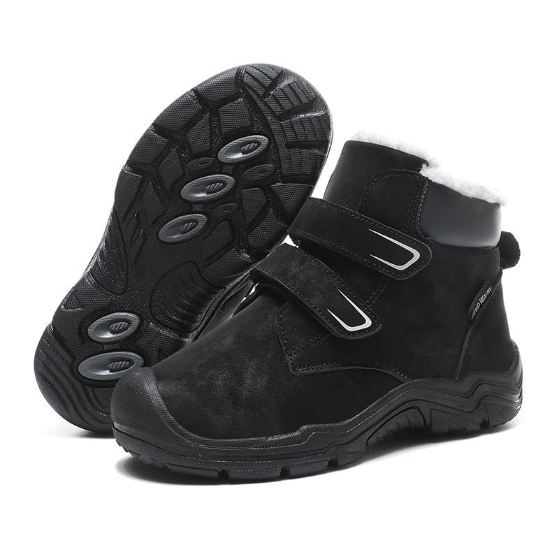 Damen Winter-Wanderschuhe mit isolierendem Futter und praktischen Klettverschlüssen