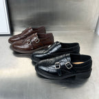 Damen Elegante Schnürschuhe mit doppeltem Schnallenverschluss und modischen Details R&B