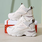 Damen Sneaker mit dicker Profilsohle und atmungsaktiver Mesh-Oberfläche R&B