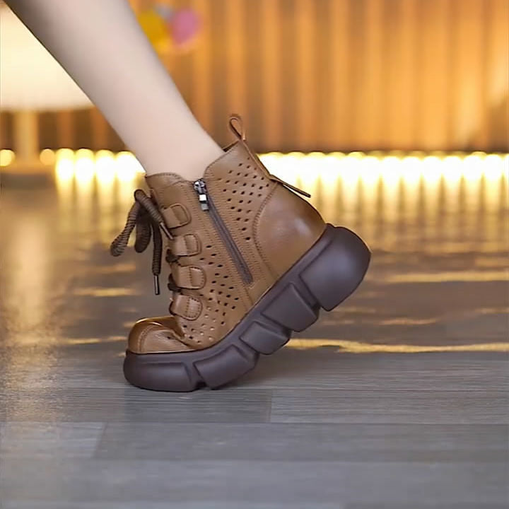 Damen Flexibel und atmungsaktive Wanderschuhe mit innovativem Schnürsystem