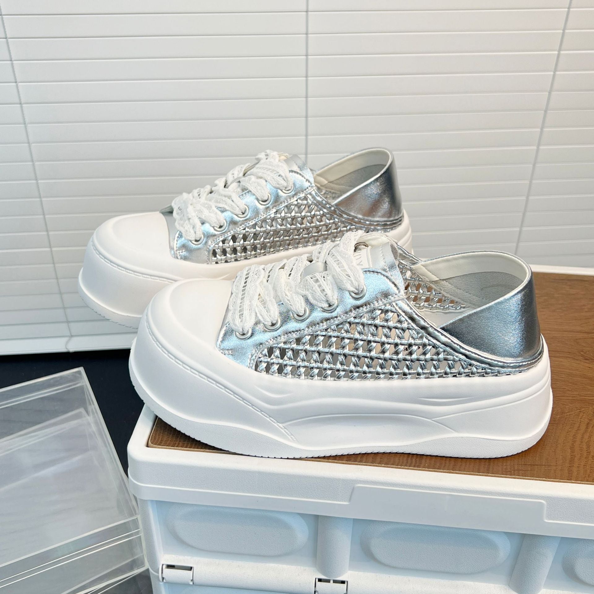 Damen luftige Sneaker mit innovativem Mesh-Design und sportlichem Komfort R&B
