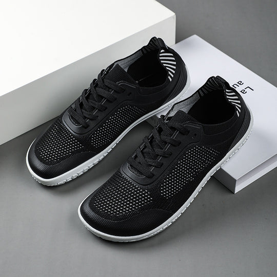 Unisex nan atmungsaktive Strick-Sneaker mit Gedächtnisschaum-Innensohle und flexibler Gummi-Laufsohle R&B