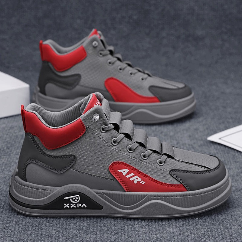Herren Sportliche High-Top Sneakers mit rutschfester Sohle und atmungsaktivem Obermaterial R&B