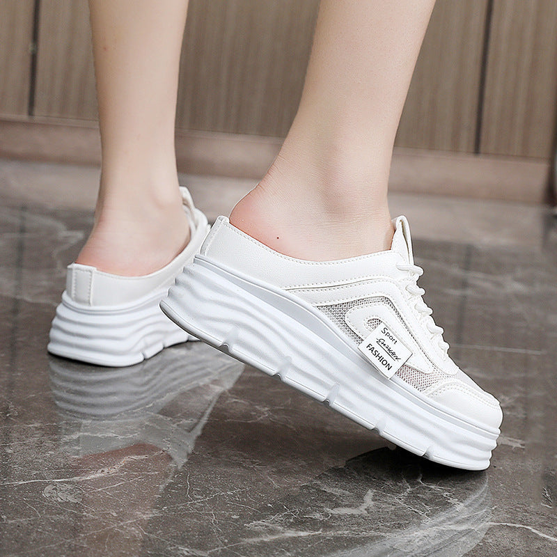 Damen Sportliche Sneakers mit hohem Plateau von R&B