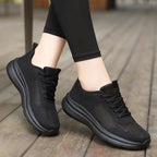 Damen Sportliche und atmungsaktive Freizeitsneaker mit rutschfestem Sohlenprofil