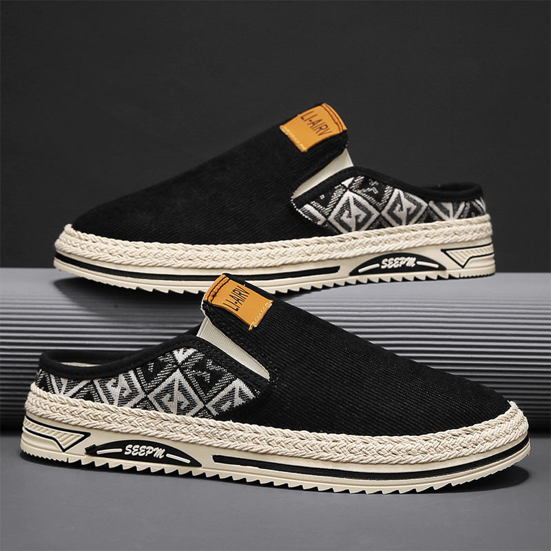 Damen Slip-On Freizeitschuhe mit modernem Ethno-Design