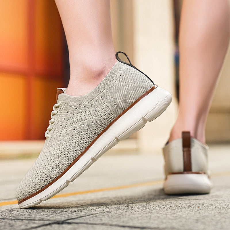 Damen Atmungsaktive Sneaker mit flexiblem Strick-Obermaterial