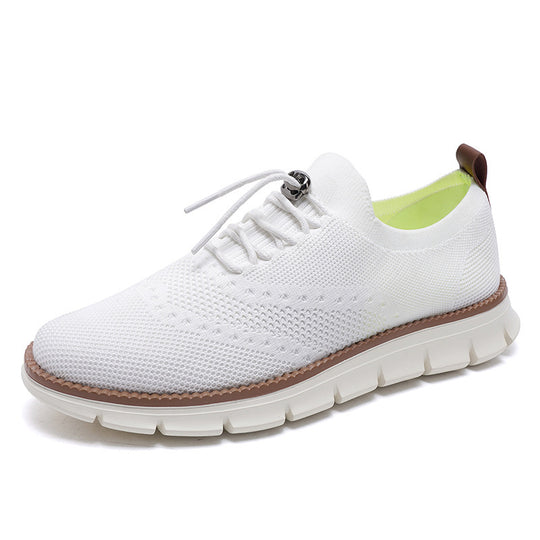 Damen Atmungsaktive Schnür-Sneaker mit flexiblem Obermaterial R&B