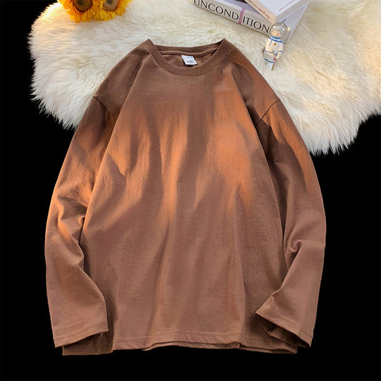 Damen Lässiges Langarmshirt aus hochwertiger Baumwolle R&B