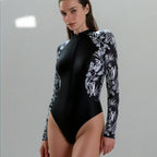 Damen Langärmliger Neopren-Schwimmanzug R&B