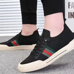 Damen Modische Canvas-Sneaker mit sportlichem Design R&B