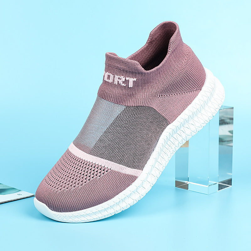 Damen Atmungsaktive Stricksneaker mit flexiblem Sockendesign R&B