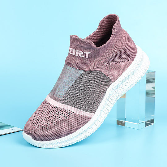 Damen Atmungsaktive Stricksneaker mit flexiblem Sockendesign R&B