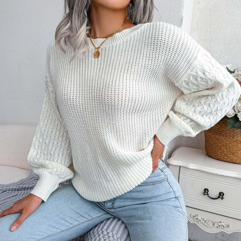 R&B | Einfarbige Strickpullover