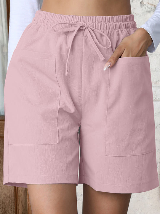 R&B | Große Shorts mit hoher Taille und weitem Bein