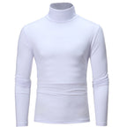 Herren eleganter Rollkragenpullover aus bequemen Stretchmaterial R&B