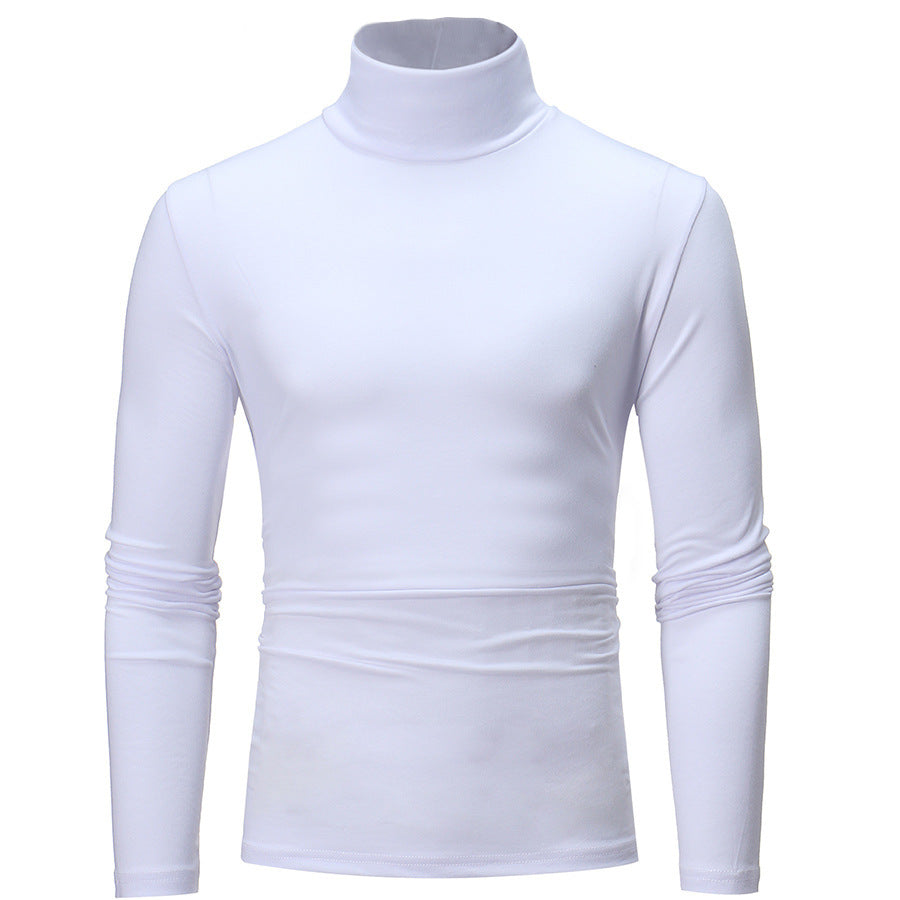 Herren eleganter Rollkragenpullover aus bequemen Stretchmaterial R&B