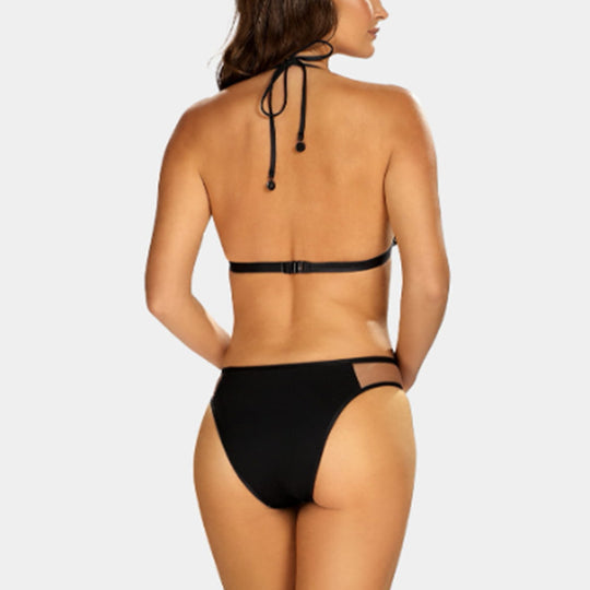 Damen Triangel-Bikini mit transparenten Akzenten R&B