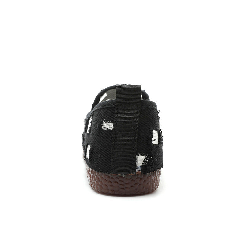 Damen Slip-On Hausschuhe mit atmungsaktiver Obermaterialstruktur und flexibler Sohle R&B