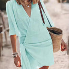 Damen Wickelkleid R&B