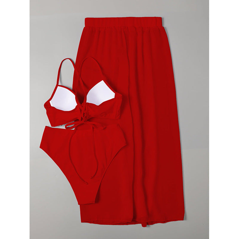 Damen Bikini-Set mit schickem Maxi-Rock