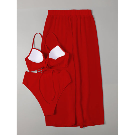 Damen Bikiniset mit elegantem Wickelrock R&B