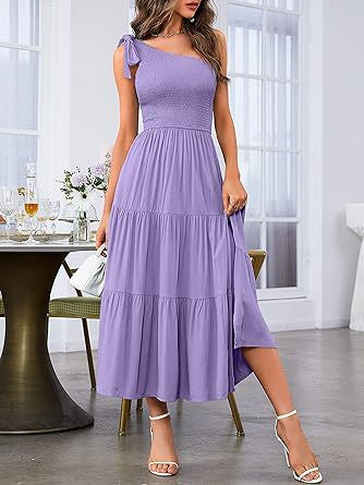 Damen Maxikleid mit ärmellosem Design und elastischem Bustier R&B