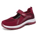 Damen Sportliche Slip-On Sneakers mit verstellbarem Riemen