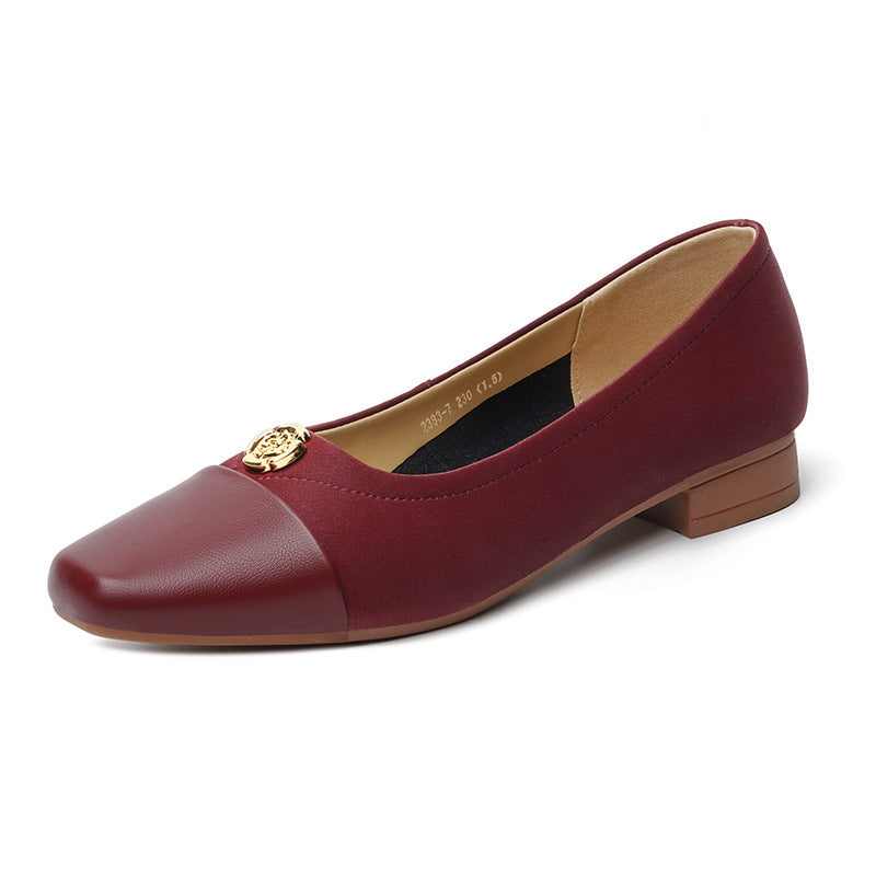 Damen Ballerinas mit elegante Spitze und modischer Verzierungsdetails R&B