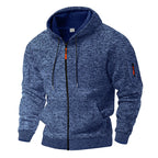 Herren Kapuzensweatjacke mit insbesondere atmungsaktiver Struktur und praktischen Taschen R&B