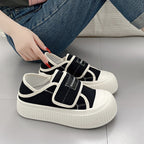 Damen Sneakers mit verstellbarem Klettverschluss und dämpfender Plateau-Sohle R&B