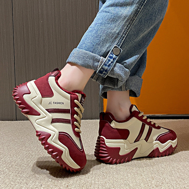Damen modische Sneakers mit atmungsaktivem Mesh-Obermaterial und dämpfender Laufsohle R&B