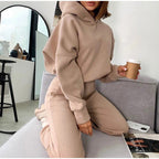 Damen Stylish Oversized Hoodie und Jogginghose Set