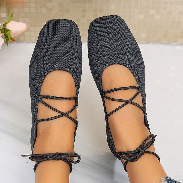 Damen Atmungsaktive und bequeme Mesh-Ballerinas R&B