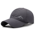 Unisex Baumwoll BasR&Ballcap Verstellbar mit GR&Bogenem Schirm