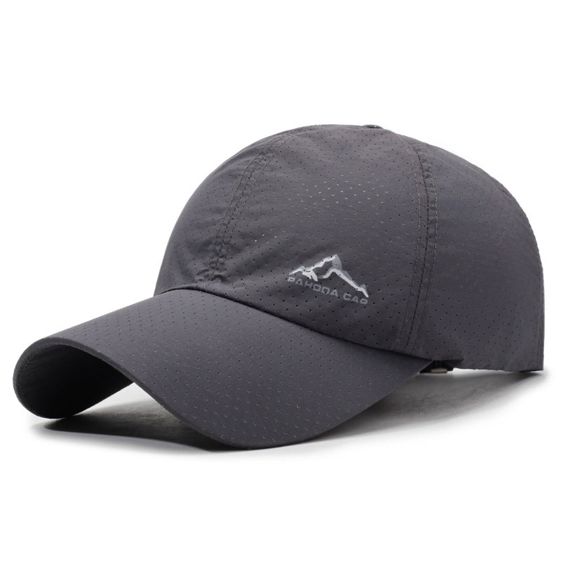 Unisex Baumwoll BasR&Ballcap Verstellbar mit GR&Bogenem Schirm