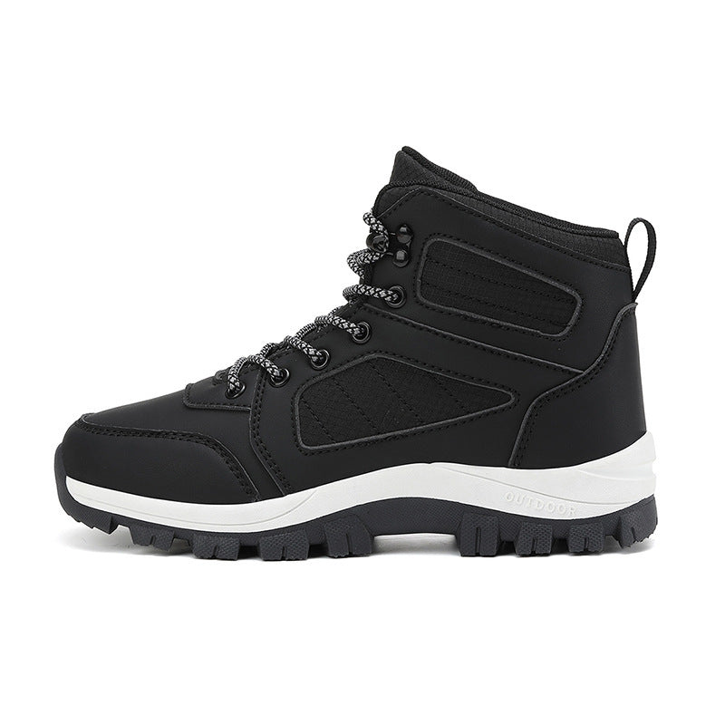Damen isolierte Outdoor-Wanderschuhe mit rutschfester Sohle