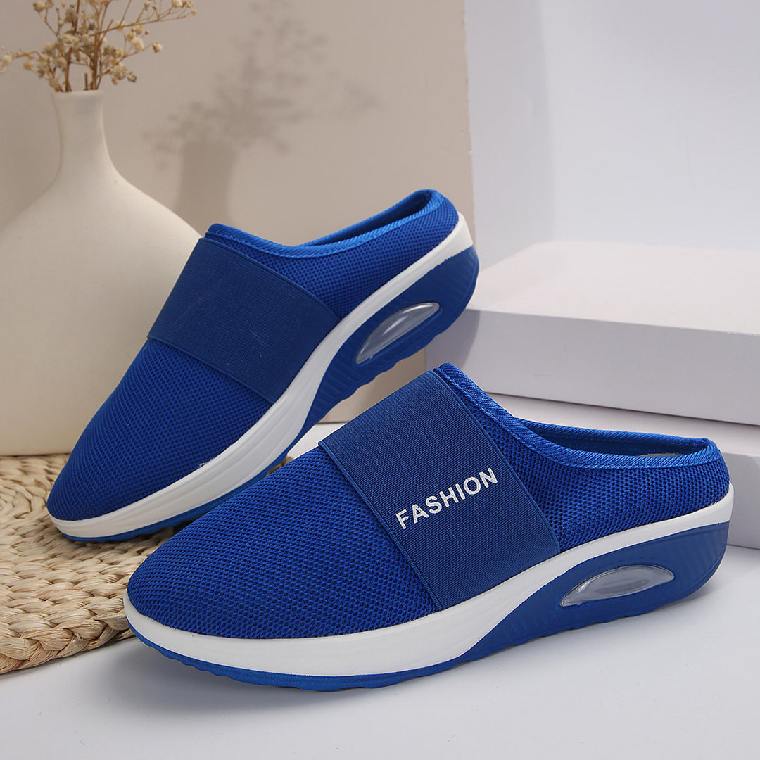 Damen Bequeme Slip-On Clogs mit atmungsaktiver Mesh-Oberfläche und flexibler Sohle R&B