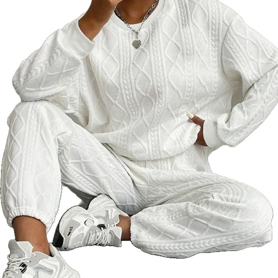 Damen gemütlicher Strickanzug R&B
