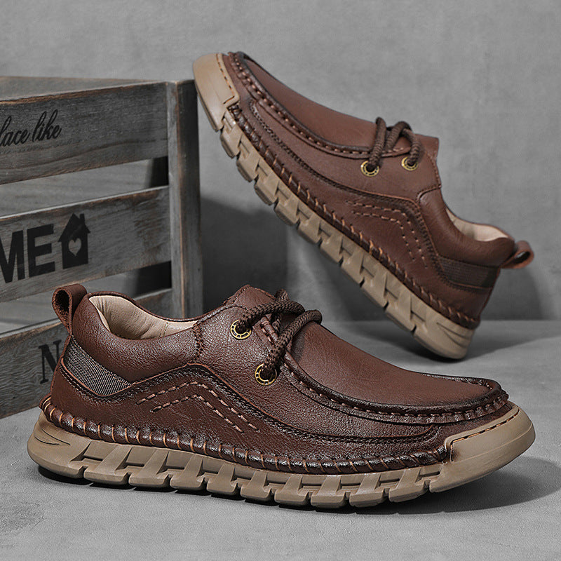Herren Bequeme und robuste Schnürschuhe mit rutschfester Sohle R&B