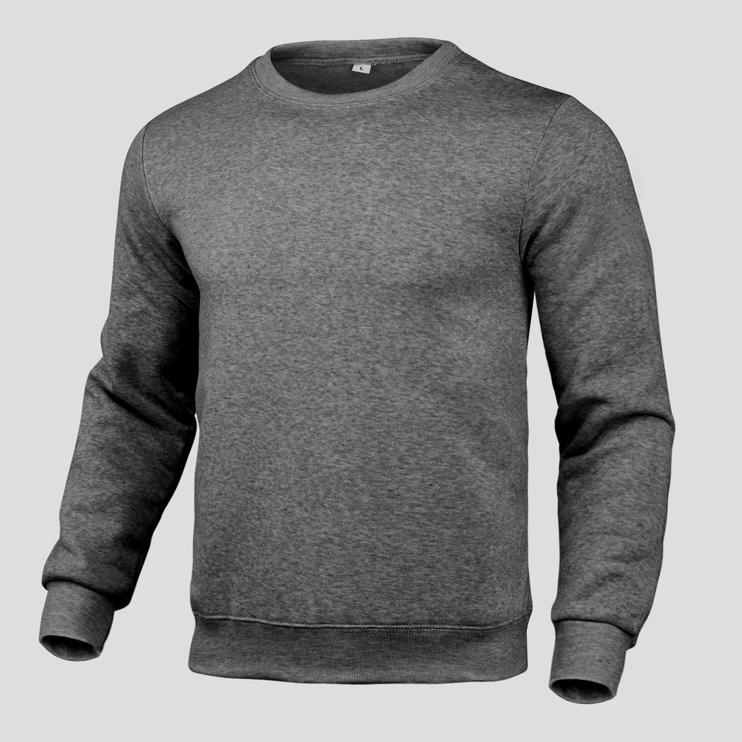 Herren Komfortabler Rundhals-Pullover aus hochwertigem Baumwollmix R&B