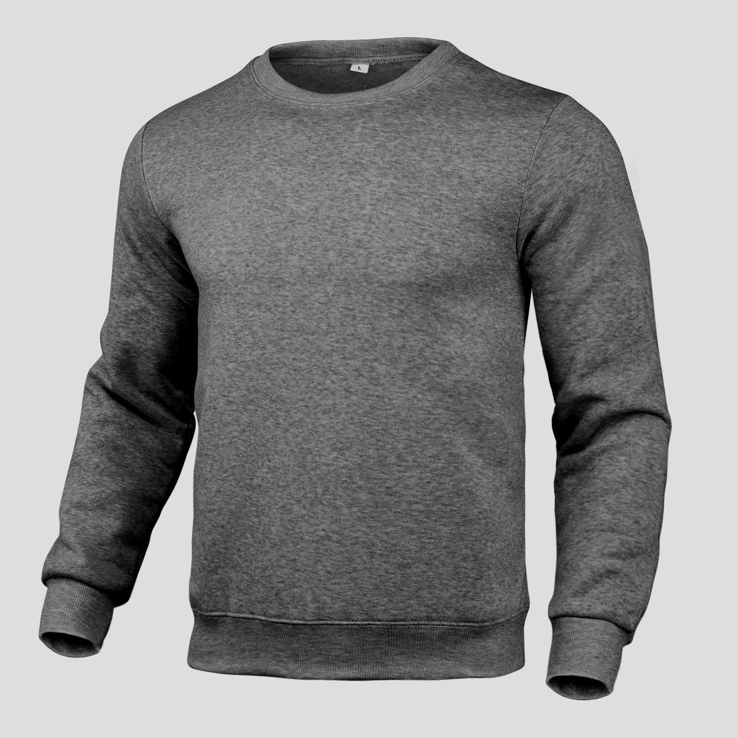 Herren Komfortabler Rundhals-Pullover aus hochwertigem Baumwollmix