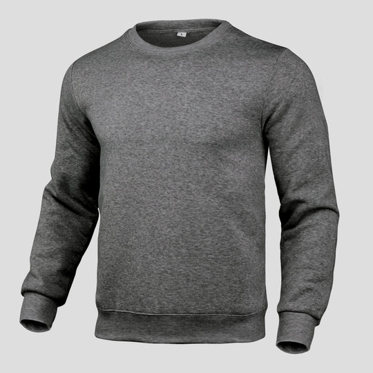 Herren Komfortabler Rundhals-Pullover aus hochwertigem Baumwollmix R&B