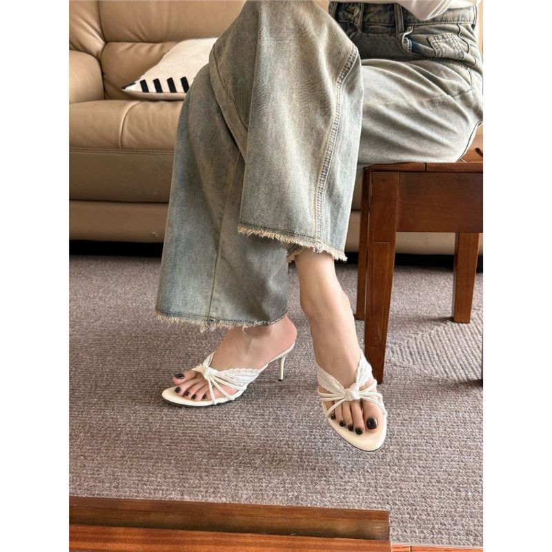 Damen schicke Slingback Sandalen mit zierlichem Riemendesign R&B