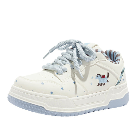 Damen Verspielte Sneaker mit fröhlichem Gingerbread-Motiv und gepolsterter Sohle R&B