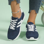 Damen Freizeit-Sneaker mit atmungsaktivem Obermaterial und bequemer Dämpfung R&B