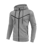 Herren stylische Jacke mit strukturiertem Design und praktischem Reißverschluss R&B