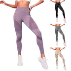 Damen Hochwertige Sportleggings mit atmungsaktiven Mesh-Einsätzen und nahtlosem Design R&B